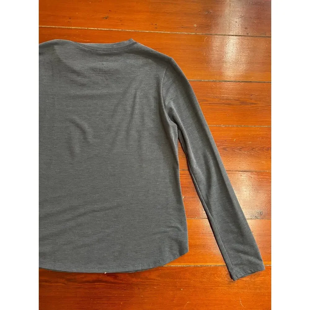 Kuhl Womens Small Gray Long Sleeve Performance Hiking Top Tencel Blend - Picture 8 of 8